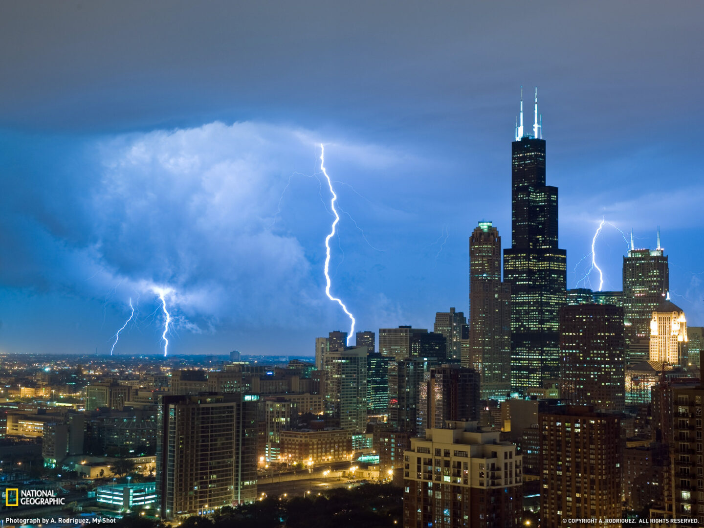 Lightning in Chicago